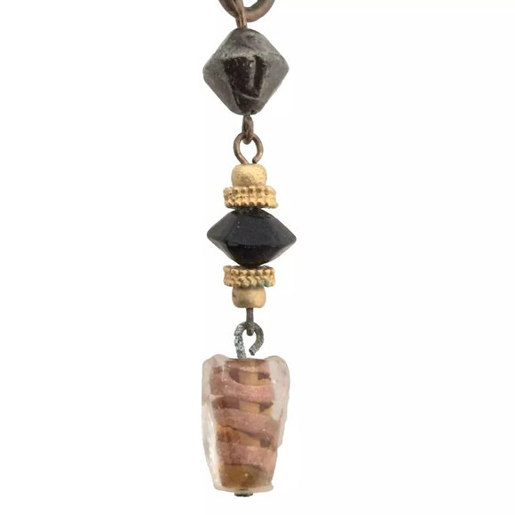 Chico's Dangle Drop Beaded Post Earrings - Picture 3 of 3